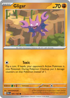 Gligar Common card from Paradox Rift