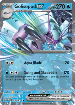 Golisopod ex Double Rare card from Paradox Rift