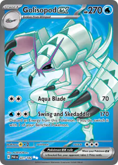 Golisopod ex Ultra Rare card from Paradox Rift