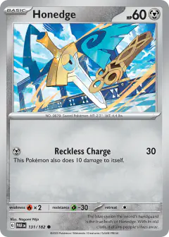 Honedge Common card from Paradox Rift