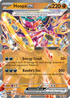 Hoopa ex Double Rare card from Paradox Rift