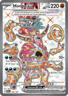 Hoopa ex Ultra Rare card from Paradox Rift
