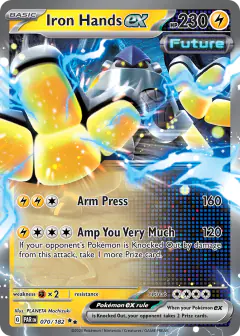 Iron Hands ex Double Rare card from Paradox Rift