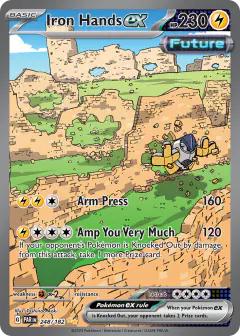 Iron Hands ex Special Illustration Rare card from Paradox Rift