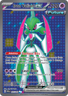 Iron Valiant ex Ultra Rare card from Paradox Rift