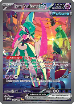 Iron Valiant ex Special Illustration Rare card from Paradox Rift