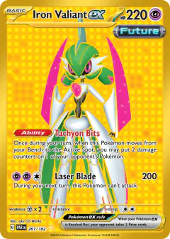 Iron Valiant ex Hyper Rare card from Paradox Rift