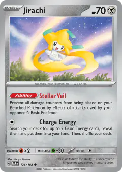 Jirachi Common card from Paradox Rift