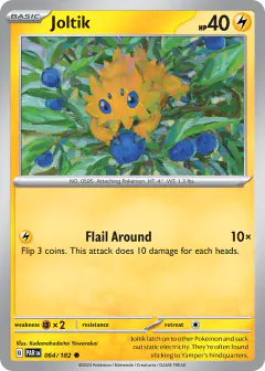Joltik Common card from Paradox Rift