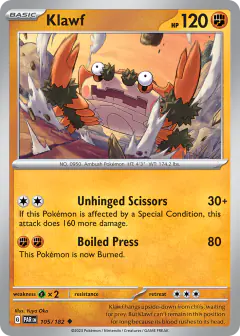 Klawf Uncommon card from Paradox Rift