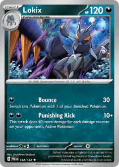 Lokix Rare card from Paradox Rift