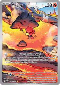 Magby Illustration Rare card from Paradox Rift