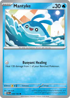 Mantyke Common card from Paradox Rift
