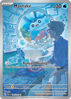 Mantyke Illustration Rare card from Paradox Rift
