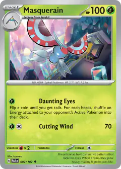 Masquerain Uncommon card from Paradox Rift