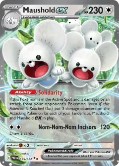Maushold ex Double Rare card from Paradox Rift