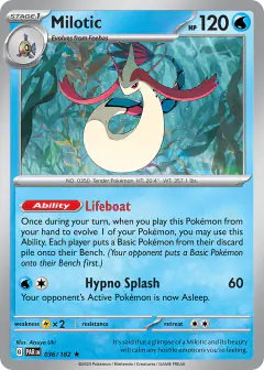 Milotic Rare card from Paradox Rift