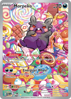 Morpeko Illustration Rare card from Paradox Rift