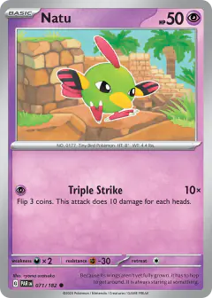 Natu Common card from Paradox Rift