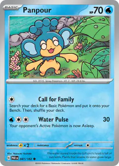 Panpour Common card from Paradox Rift