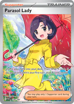 Parasol Lady Ultra Rare card from Paradox Rift