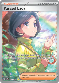 Parasol Lady Special Illustration Rare card from Paradox Rift