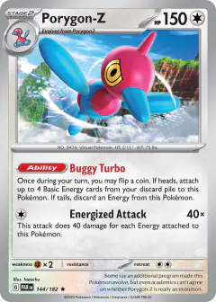 Porygon-Z Rare card from Paradox Rift