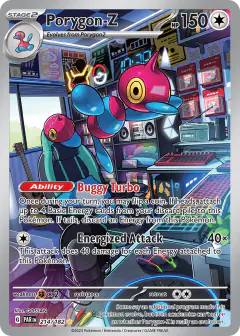 Porygon-Z Illustration Rare card from Paradox Rift