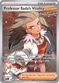 Professor Sada's Vitality Ultra Rare card from Paradox Rift