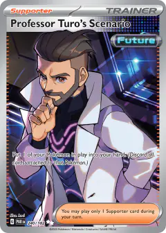 Professor Turo's Scenario Ultra Rare card from Paradox Rift