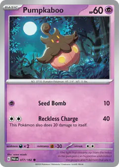 Pumpkaboo Common card from Paradox Rift
