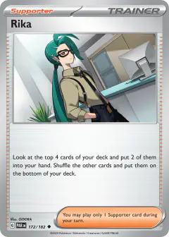 Rika Uncommon card from Paradox Rift