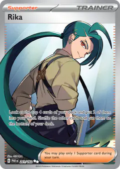 Rika Ultra Rare card from Paradox Rift