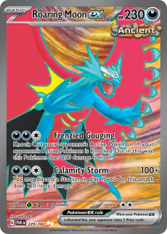 Roaring Moon ex Ultra Rare card from Paradox Rift