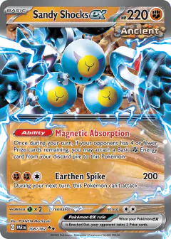 Sandy Shocks ex Double Rare card from Paradox Rift