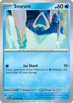 Snorunt Common card from Paradox Rift