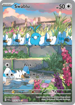 Swablu Illustration Rare card from Paradox Rift