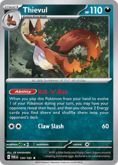 Thievul Rare card from Paradox Rift