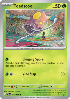Toedscool Common card from Paradox Rift