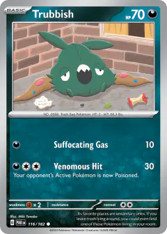 Trubbish Common card from Paradox Rift