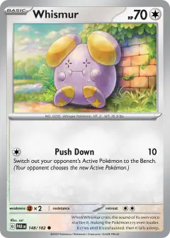 Whismur Common card from Paradox Rift