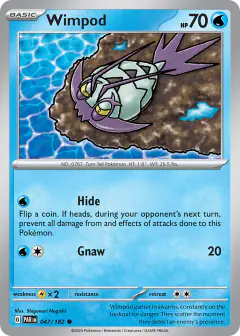 Wimpod Common card from Paradox Rift