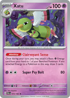 Xatu Rare card from Paradox Rift