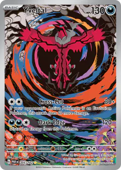 Yveltal Illustration Rare card from Paradox Rift