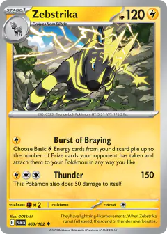 Zebstrika Uncommon card from Paradox Rift