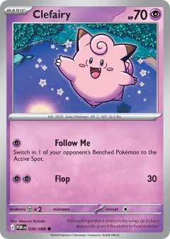 Clefairy Common card from Perfect Order