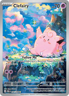 Clefairy Illustration Rare card from Perfect Order