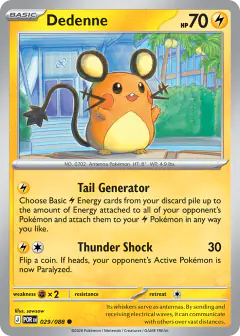Dedenne Common card from Perfect Order