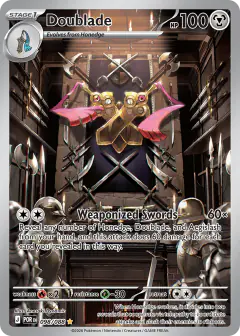 Doublade Illustration Rare card from Perfect Order