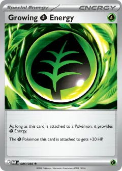 Growing Grass Energy Rare card from Perfect Order